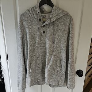 L.L. Bean Gray Hooded Sweater